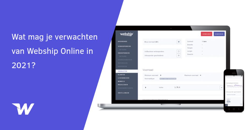 Wat mag je verwachten van Webship Online in 2021